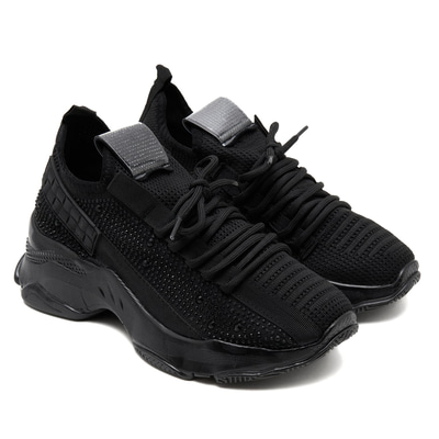 Allan Siyah Kadın Triko Spor Ayakkabı