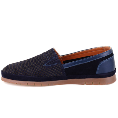 Alma Lacivert Erkek Süet Deri Loafer