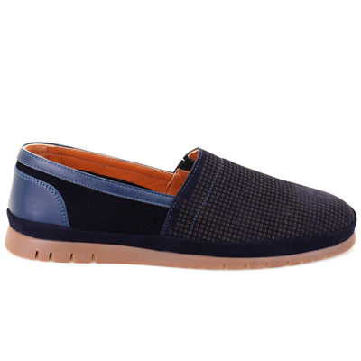 Alma Lacivert Erkek Süet Deri Loafer