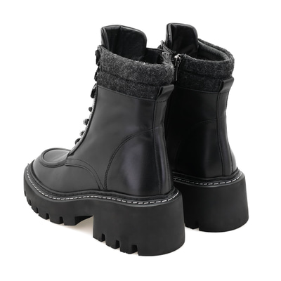 Alona Siyah Kadın Deri Bot