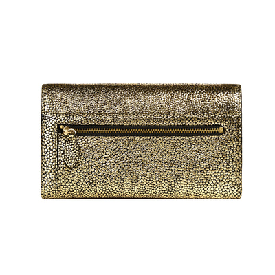 Altın Kadın Deri Cüzdan