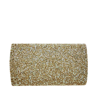 Altın Plant Zincir Detaylı Kadın Gece Çantası