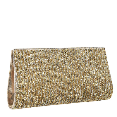 Altın Stengel Zincir Detaylı Kadın Gece Çantası