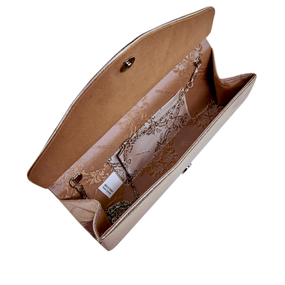 Altın Trunk Zincir Detaylı Kadın Gece Çantası