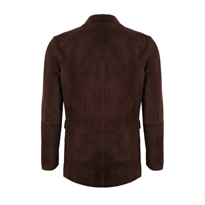Ambrogio Kahve Erkek Süet Deri Ceket