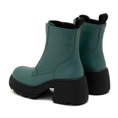 Amella Yeşil Kadın Deri Bot