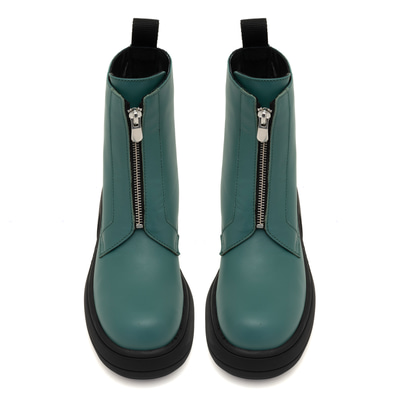 Amella Yeşil Kadın Deri Bot