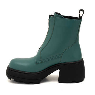 Amella Yeşil Kadın Deri Bot