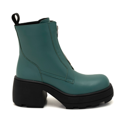 Amella Yeşil Kadın Deri Bot