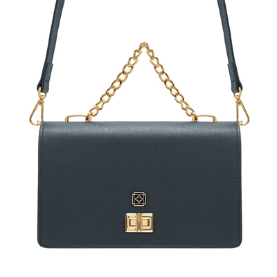 Anais Gri Kadın Zincir Detaylı El Çantası