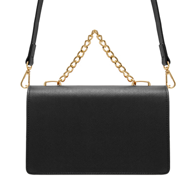 Anais Siyah Kadın Zincir Detaylı El Çantası