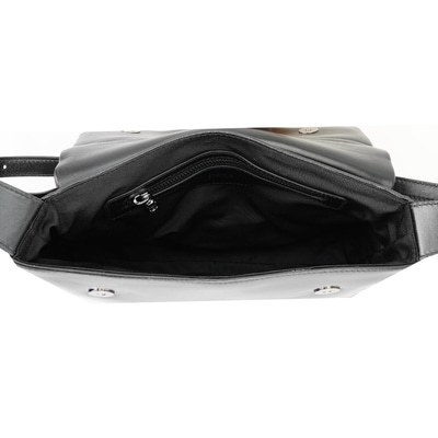 Anastacia Siyah Kadın Deri Omuz Çantası