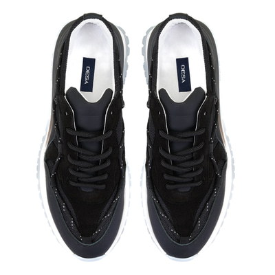 Angel Siyah Erkek Deri Spor Ayakkabı