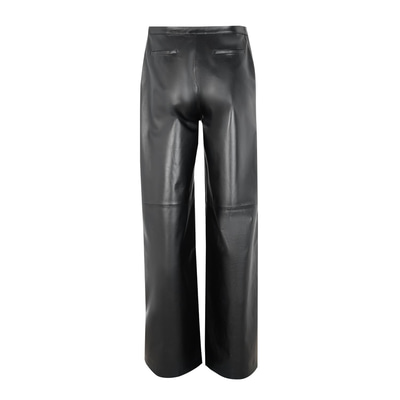 Angeni Siyah Kadın Deri Pantolon