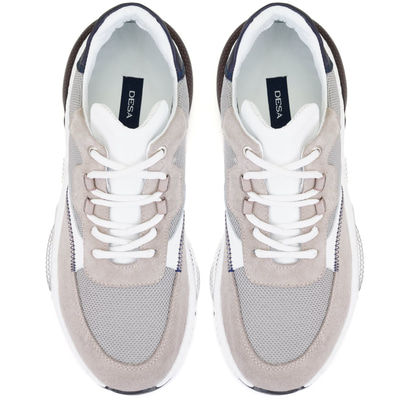 Anika Gri Erkek Deri Spor Ayakkabı