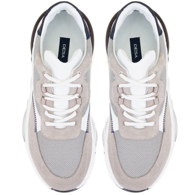 Anika Gri Erkek Deri Spor Ayakkabı