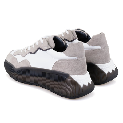 Anna Beyaz Erkek Deri Spor Ayakkabı