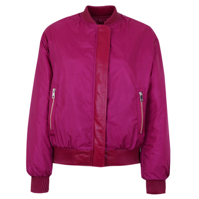 Anna Mor Kadın Çift Taraflı Deri Bomber Ceket 