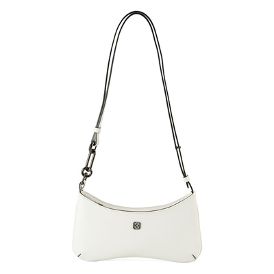 Annie Beyaz Kadın Deri Omuz Çantası