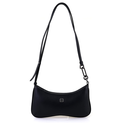 Annie Siyah Kadın Deri Omuz Çantası