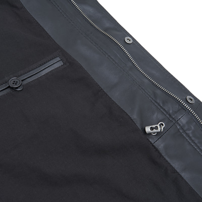 Anton Siyah Erkek Deri Kaban