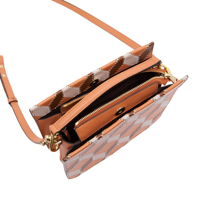 Anwalt Kadın Patchwork Deri Omuz Askılı Çanta