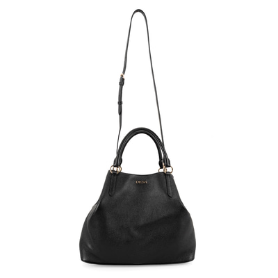 Argilla Siyah Kadın Deri Omuz Çantası