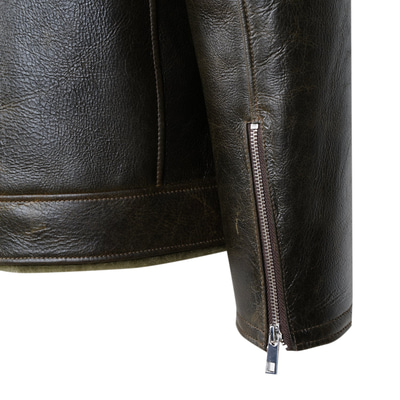 Ariance Yeşil Erkek Kürk Mont