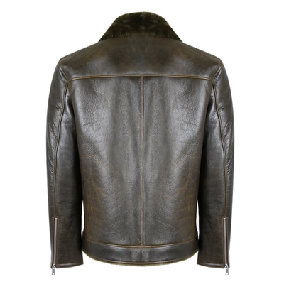 Ariance Yeşil Erkek Kürk Mont