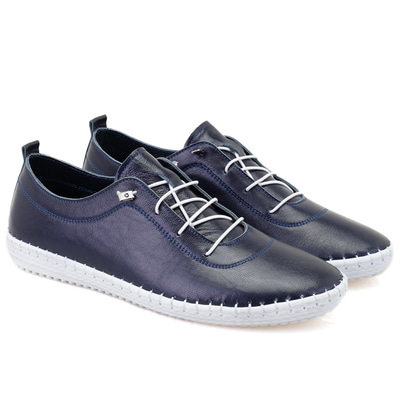 Ariane Lacivert Erkek Deri Günlük Ayakkabı