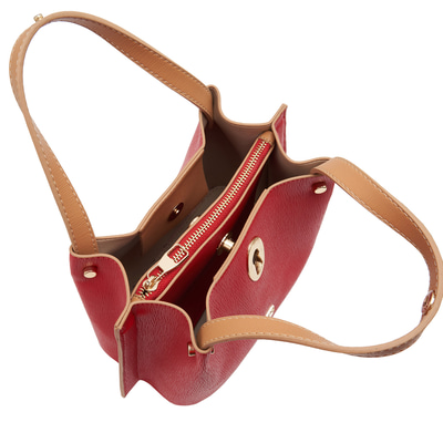 Aster Kırmızı Kadın Zincir Detaylı El Çantası