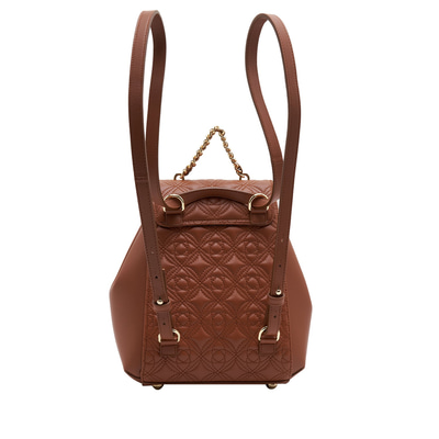 Aurora Kadın Monogram Deri Sırt Çantası