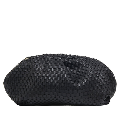 Azure Kadın Omuz Askılı Örgü Deri Clutch