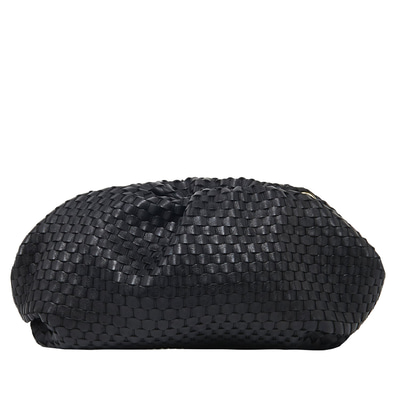 Azure Kadın Omuz Askılı Örgü Deri Clutch