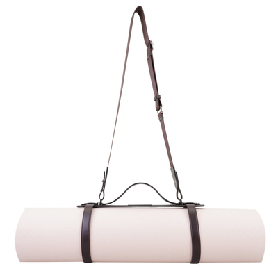 Bandha Kahve Deri Yoga Matı Askısı