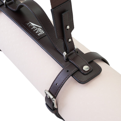 Bandha Kahve Deri Yoga Matı Askısı