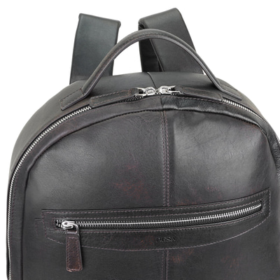 Barnaby Kahve Deri Sırt Çantası