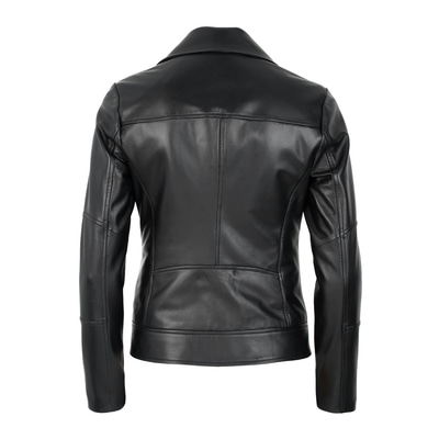 Beatrix Kadın Deri Biker Ceket