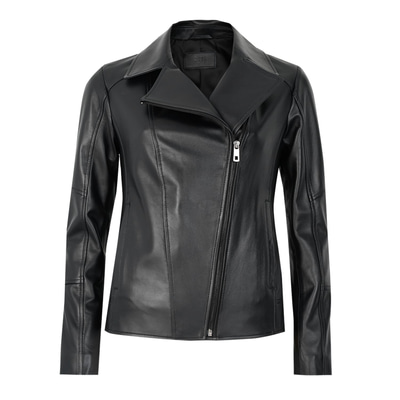 Beatrix Kadın Deri Biker Ceket