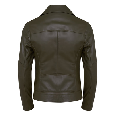 Beatrix Kadın Deri Biker Ceket