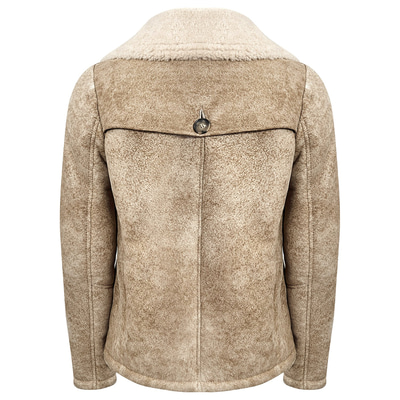 Bej Engracia Kadın Kürk Mont