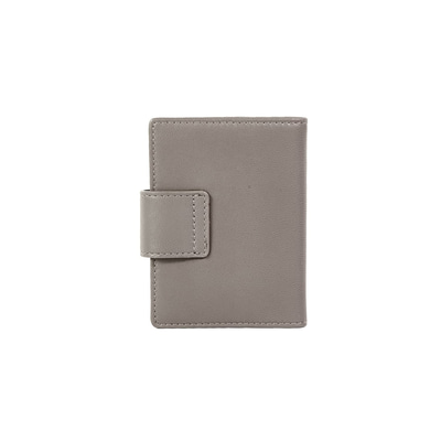 Bej Glint Erkek Deri Kartlık