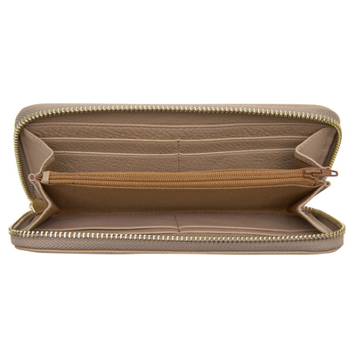 Bej Kadın Deri Cüzdan