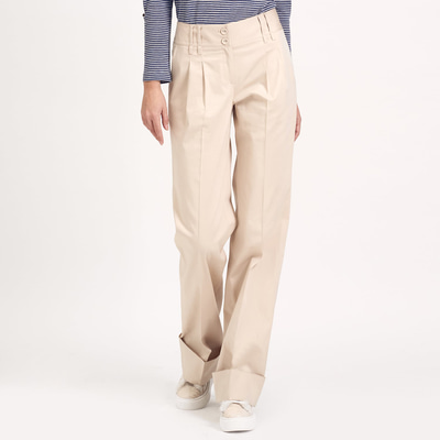 Bej Koton Kadın Pantolon