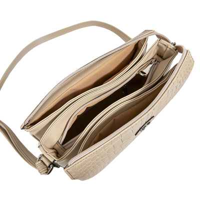 Bej Satura Kadın Postacı Çantası