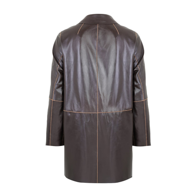 Bena Konyak Kadın Çift Taraflı Süet Deri Pardösü