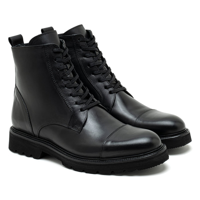 Bertina Siyah Erkek Deri Bot