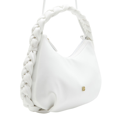 Beyaz Ancelin Kadın Omuz Askılı Çanta