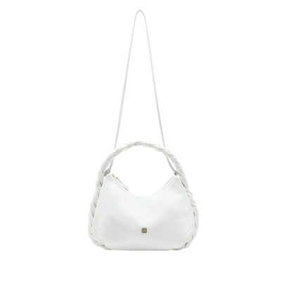 Beyaz Ancelin Kadın Omuz Askılı Çanta
