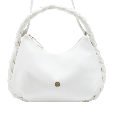 Beyaz Ancelin Kadın Omuz Askılı Çanta